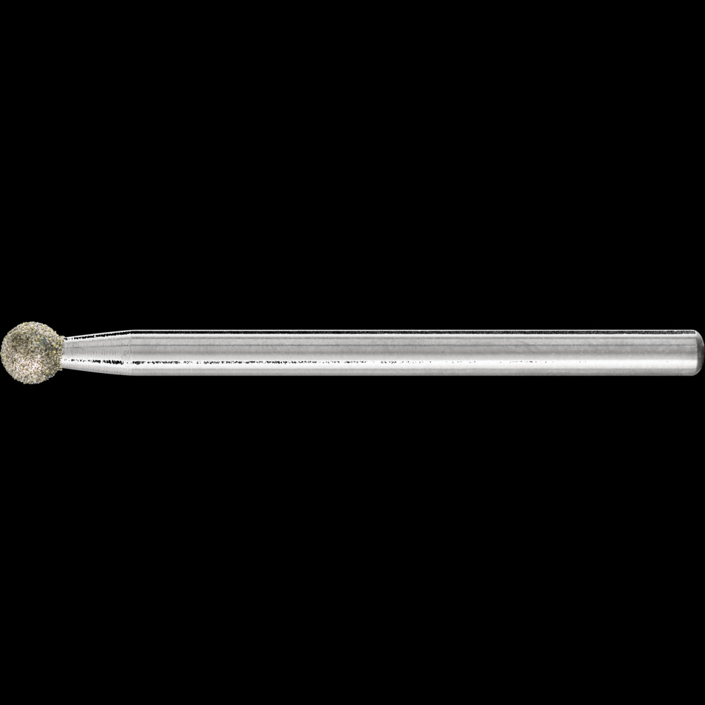 Diamant-Schleifstift Kugelform, D126 1 Diamant-Schleifstift Kugelform, D126