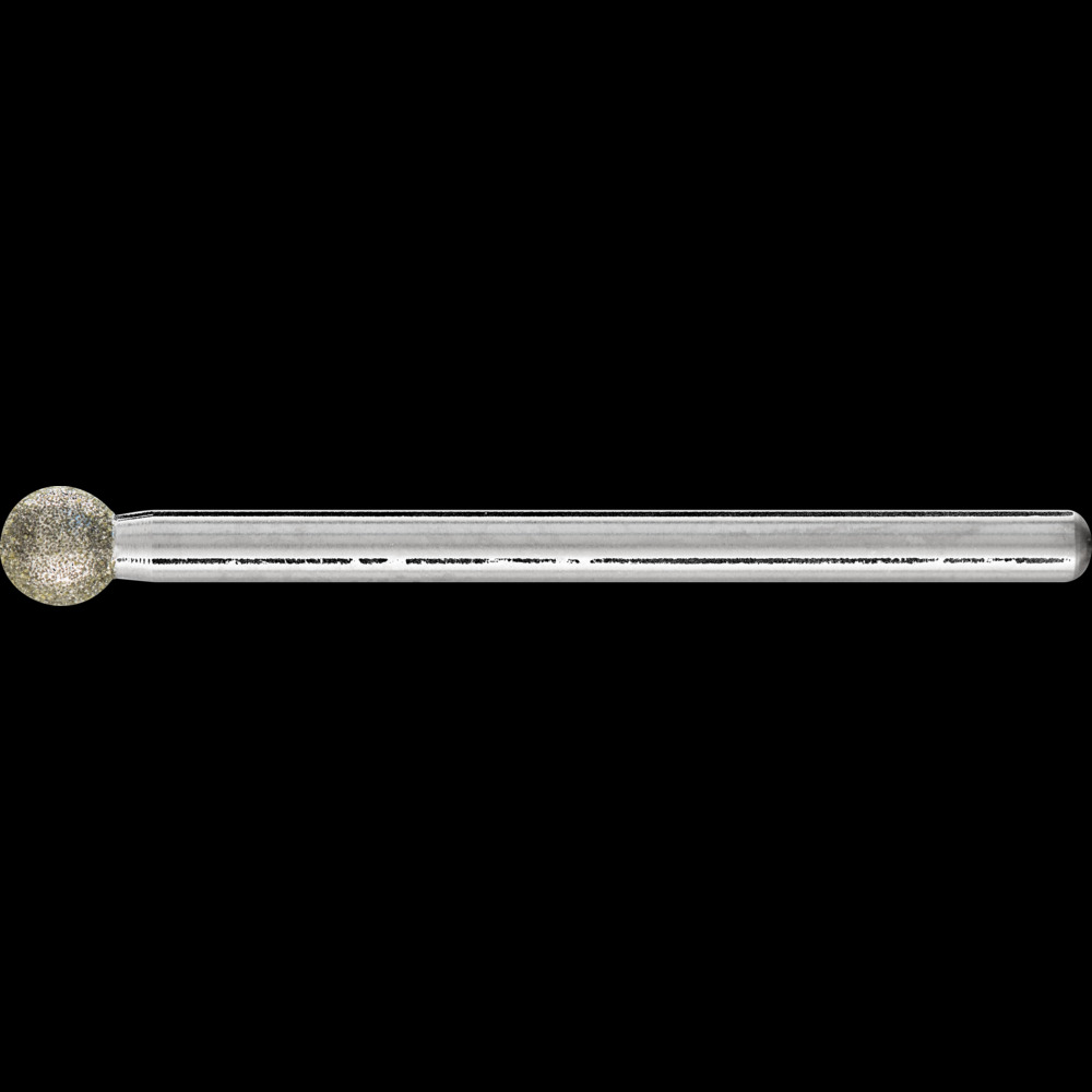 Diamant-Schleifstift Kugelform, D126 1 Diamant-Schleifstift Kugelform, D126