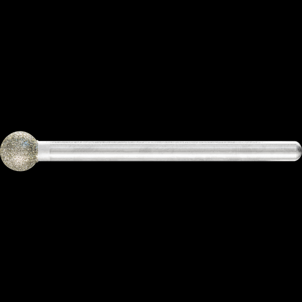 Diamant-Schleifstift Kugelform, D126 1 Diamant-Schleifstift Kugelform, D126