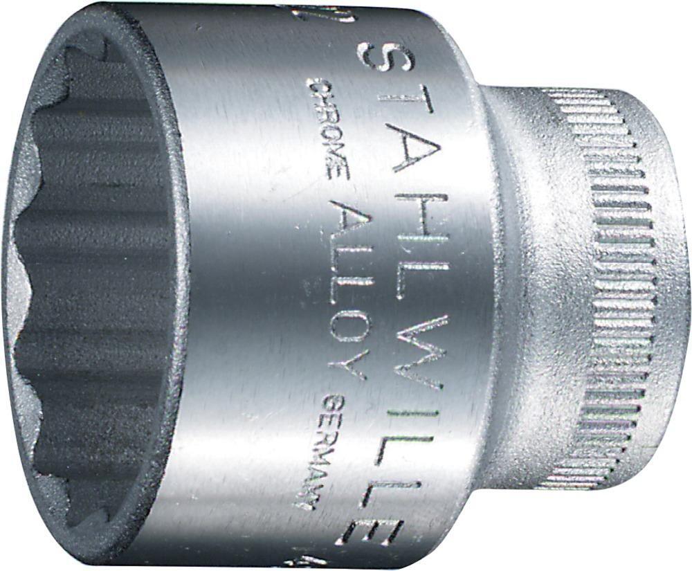 Steckschl.-Einsatz 3/8" 15mm 12kt. Stahlwille 1 Steckschl.-Einsatz 3/8" 15mm 12kt. Stahlwille