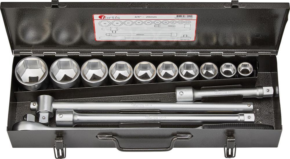 Steckschlüssel-Satz 3/4" 14-teilig FORTIS 1 Steckschlüssel-Satz 3/4" 14-teilig FORTIS