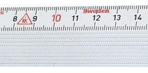 Gliedermaßstab Kunststoff weiß 1m HULTAFORS
