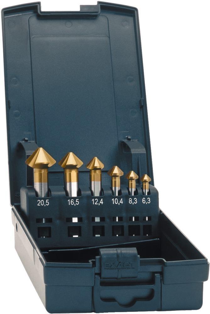 Kegelsenker-Set Advanced TiN Form C 90Grad 6,3-25mm EXACT