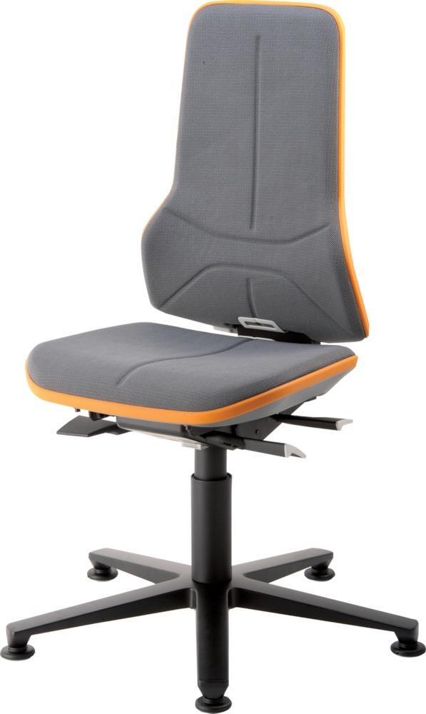 Basisstuhl NEON orange mit Gleiter 1 Basisstuhl NEON orange mit Gleiter