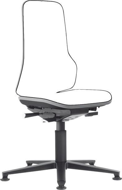 Basisstuhl NEON grau mit Gleiter 1 Basisstuhl NEON grau mit Gleiter