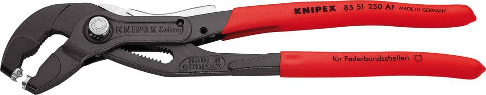 Federbandschellenzange 250mm Feststeller Knipex 1 Federbandschellenzange 250mm Feststeller Knipex