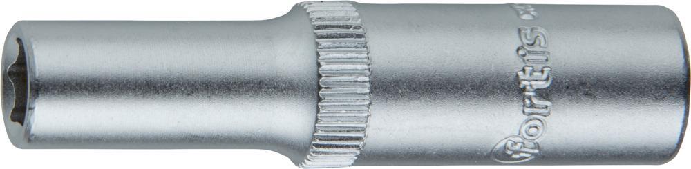 Steckschl.-Einsatz 1/4" 10 mm 6kt. lang FORTIS 1 Steckschl.-Einsatz 1/4" 10 mm 6kt. lang FORTIS