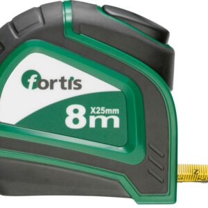 Taschenbandmaß Bandstopp 8mx25 mm FORTIS