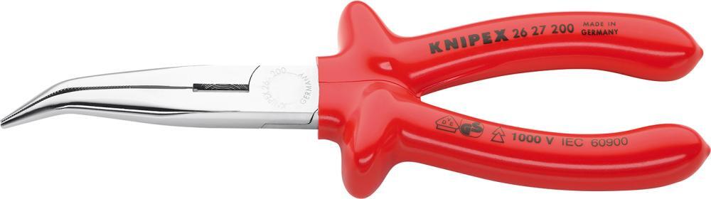 Storchschnabelzange 200mm gew. VDE Knipex 1 Storchschnabelzange 200mm gew. VDE Knipex