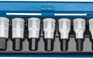 Schraubendrehereinsatz- Satz 1/2" Innensechskant 3/16" bis 5/8"