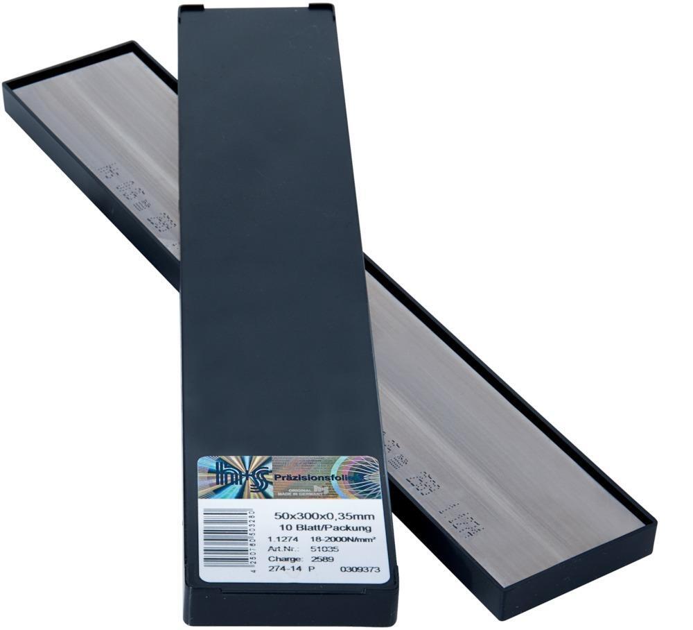 Metallfolien Plattenware rostfrei 50x300x1,0mm 10Bl/P H+S 1 Metallfolien Plattenware rostfrei 50x300x1,0mm 10Bl/P H+S