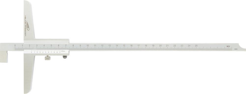 Tiefenmessschieber mit abgesetztem Messstift 1/20 200x100mm HP 1 Tiefenmessschieber mit abgesetztem Messstift 1/20 200x100mm HP
