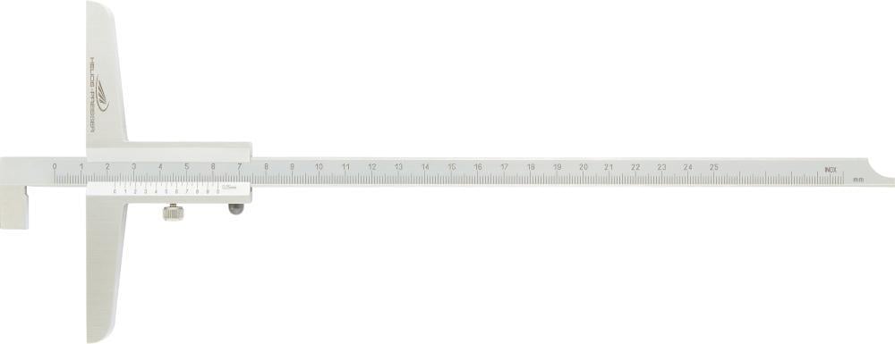 Tiefenmessschieber mit abgesetztem Messstift 1/20 300x150mm HP 1 Tiefenmessschieber mit abgesetztem Messstift 1/20 300x150mm HP