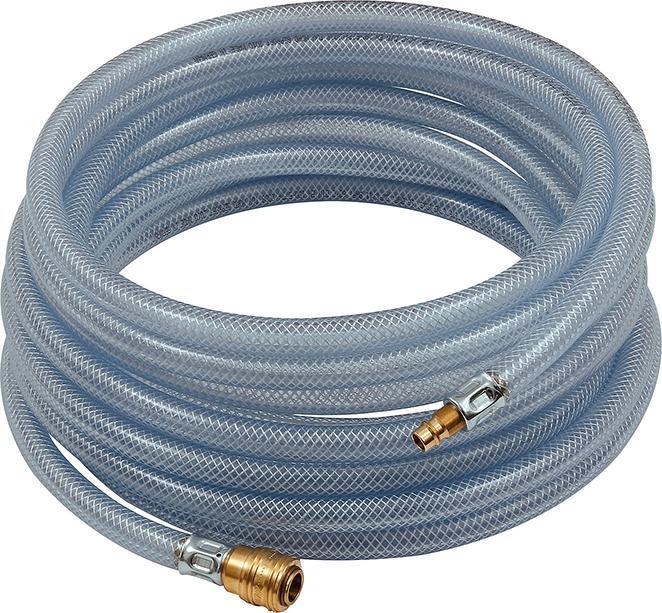 Schlauch-Set PVC mit Kupplung u Stecker NW7,2 transparent 6x3mm 1 Schlauch-Set PVC mit Kupplung u Stecker NW7,2 transparent 6x3mm