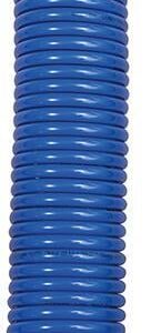 Spiralschlauch PA blau, Verschraubung+KnickschutzAG R1/4", 8x6mm