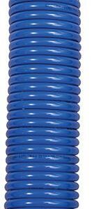 Spiralschlauch PA blau, Kupplung u Stecker NW7,2 12x9mm, 5m RIEG