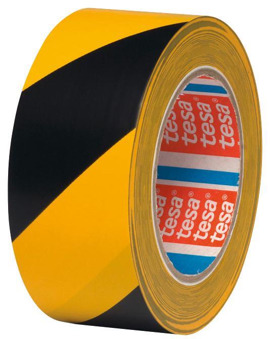Tesa 4169 gelb/schwarz Warnband 33mx50mm 1 Tesa 4169 gelb/schwarz Warnband 33mx50mm