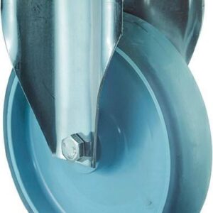 Bockrolle 80mm H110.B43 Platte,Thermopl,ER,GL, H110.B43.080