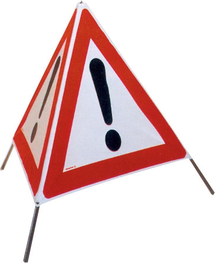 Faltsignal Typ.70N, 700mmVKZ.101 "Gefahrenstelle" 1 Faltsignal Typ.70N, 700mmVKZ.101 "Gefahrenstelle"