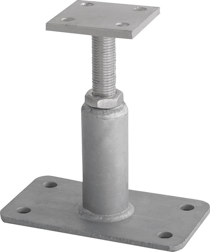 Stützenfuß Typ PR höhenverst. 80x80x8,0mm 1 Stützenfuß Typ PR höhenverst. 80x80x8,0mm