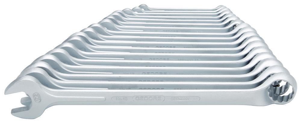 Ringmaulschlüssel-Satz DIN3113B 6-22mm 17-teiligGEDORE 1 Ringmaulschlüssel-Satz DIN3113B 6-22mm 17-teiligGEDORE
