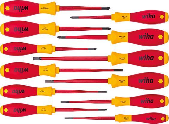 Schraubendreher-Satz VDE 12tlg. slimFix Wiha 1 Schraubendreher-Satz VDE 12tlg. slimFix Wiha