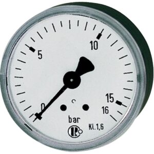 Manometer rückseitig zentrisch 50mm 0-6bar G1/4" RIEGLER