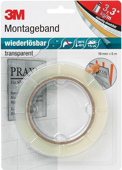 Power Klebeband 19mm x 5m 3M 1 Power Klebeband 19mm x 5m 3M