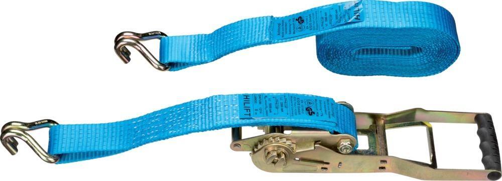 Langhebel-Zurrgurt 50mm 8m 5T Profilhaken 1 Langhebel-Zurrgurt 50mm 8m 5T Profilhaken