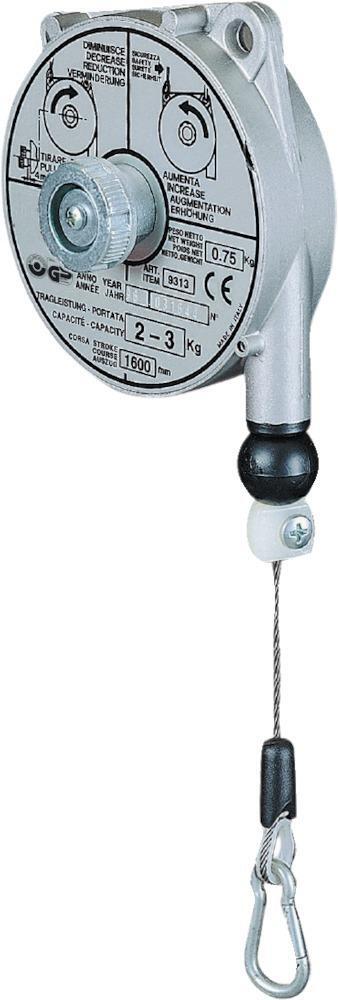 Federzug Typ 9313 2-3 kg 1,6 m 1 Federzug Typ 9313 2-3 kg 1,6 m