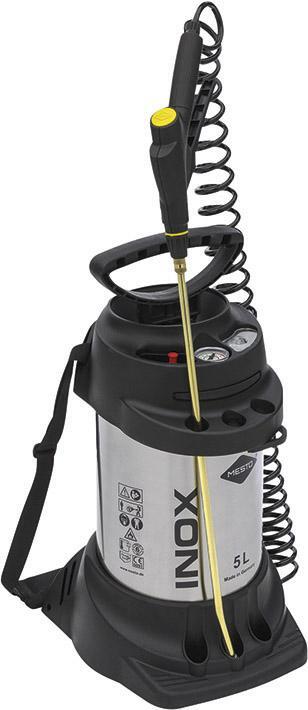 Hochdrucksprühgerät 5 Liter INOX Edelstahl 1 Hochdrucksprühgerät 5 Liter INOX Edelstahl
