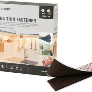 VELCRO Klettband Extra Thin Fastener 20mm x 5m, schwarz