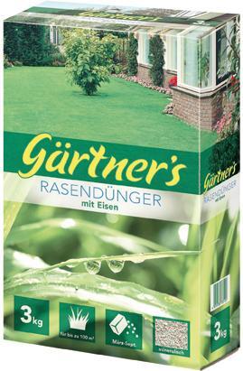 Rasendünger mit Eisen-II-Sulfat, 3 kg 1 Rasendünger mit Eisen-II-Sulfat, 3 kg