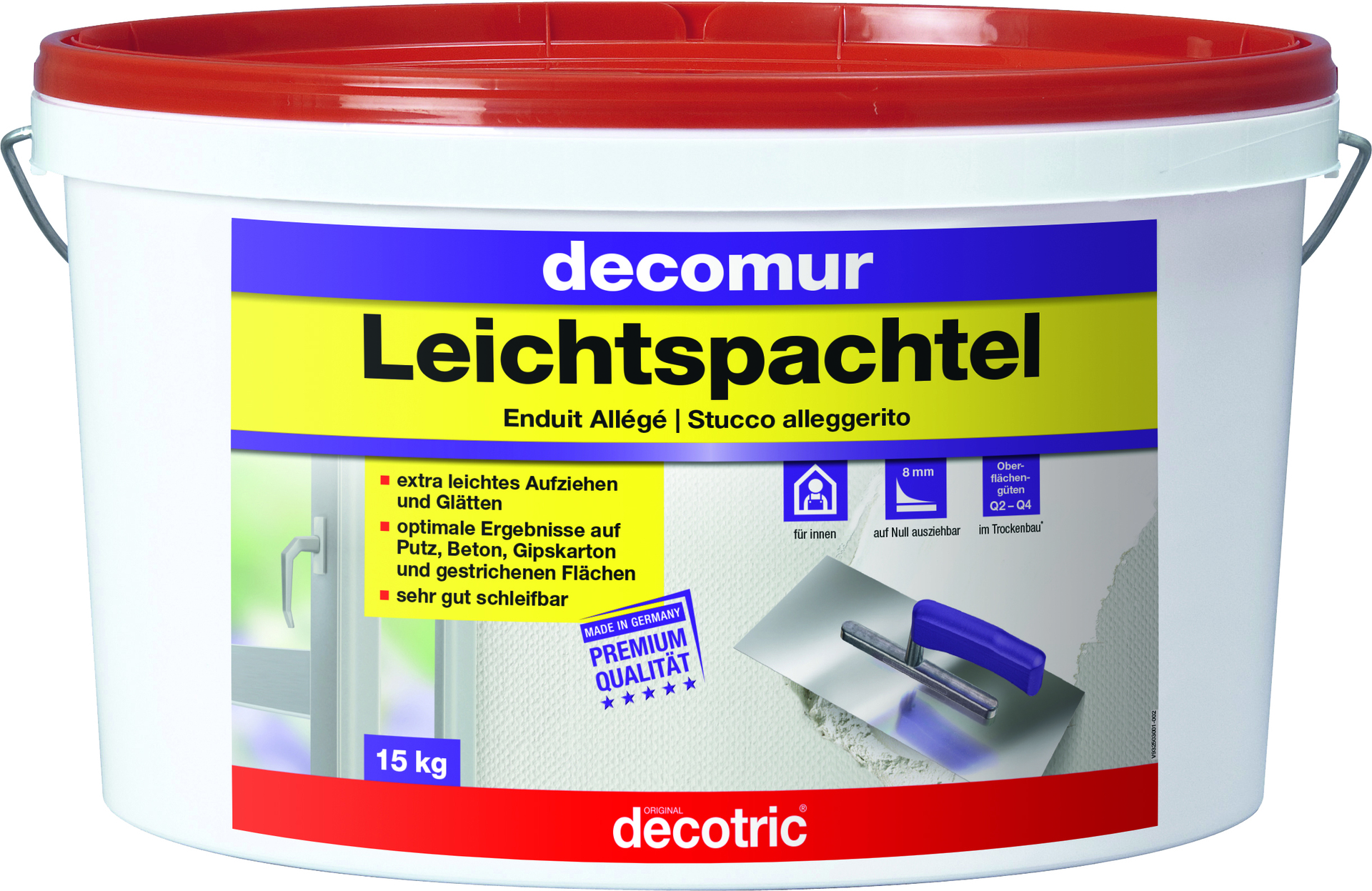 decomur Leichtspachtel LS 8 1 decomur Leichtspachtel LS 8