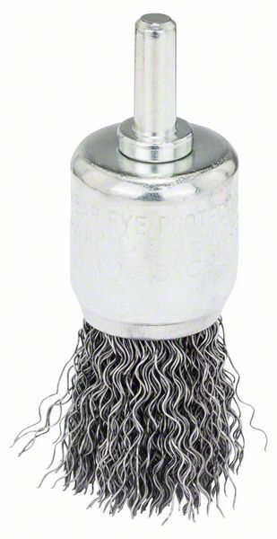 Pinselbürste für Bohrmaschinen – gewellter Draht, Ø 25 mm 1 Pinselbürste für Bohrmaschinen – gewellter Draht, Ø 25 mm