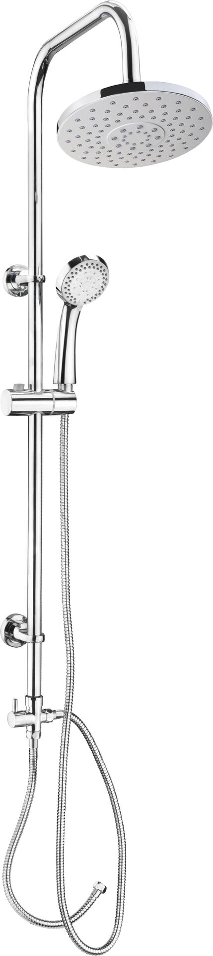 CARBALLO Überkopfbrauseset rund chrom 1 CARBALLO Überkopfbrauseset rund chrom