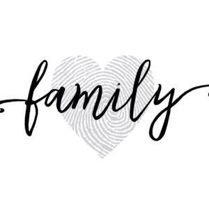 Kunstdruck auf Leindwand: Family