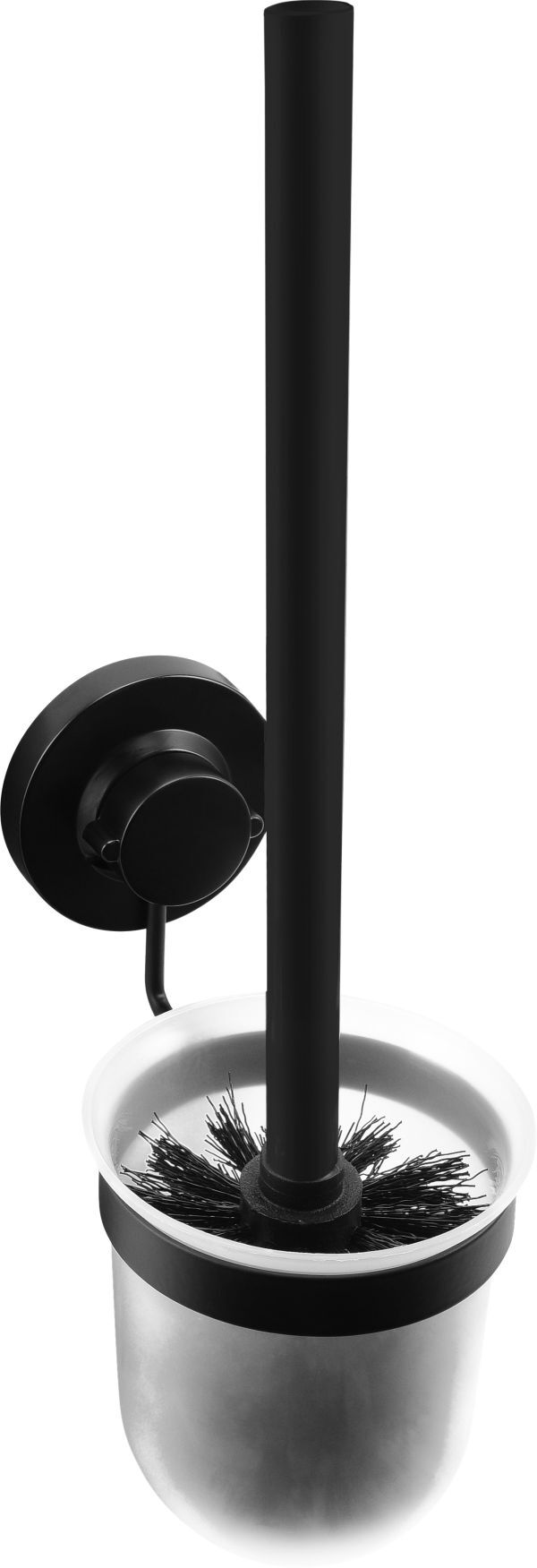 3in1 WC-Bürstenhalter Set Stahl schwarz 114 x 346 mm 1 3in1 WC-Bürstenhalter Set Stahl schwarz 114 x 346 mm