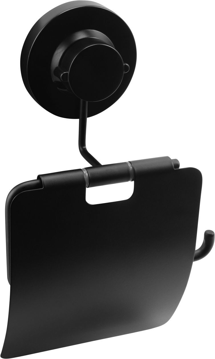 3in1 WC-Papierhalter Comfort Stahl schwarzBreite 135 mm 1 3in1 WC-Papierhalter Comfort Stahl schwarzBreite 135 mm