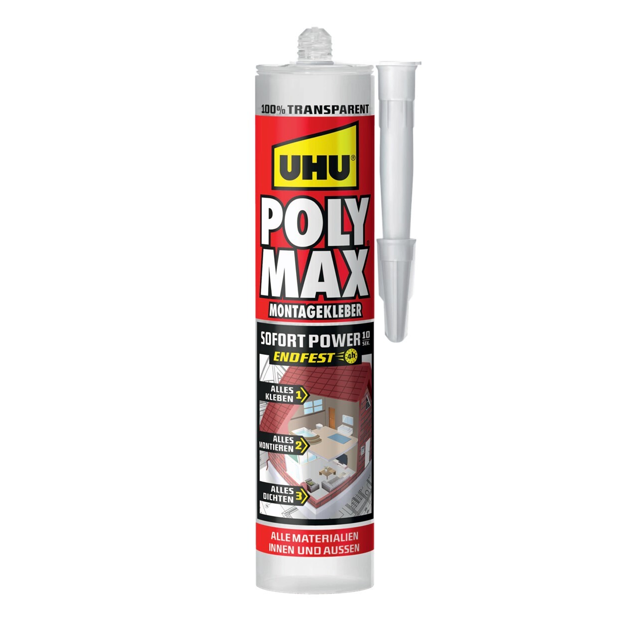 Poly Max 10 SEK Sofort Power Kartusche 1 Poly Max 10 SEK Sofort Power Kartusche