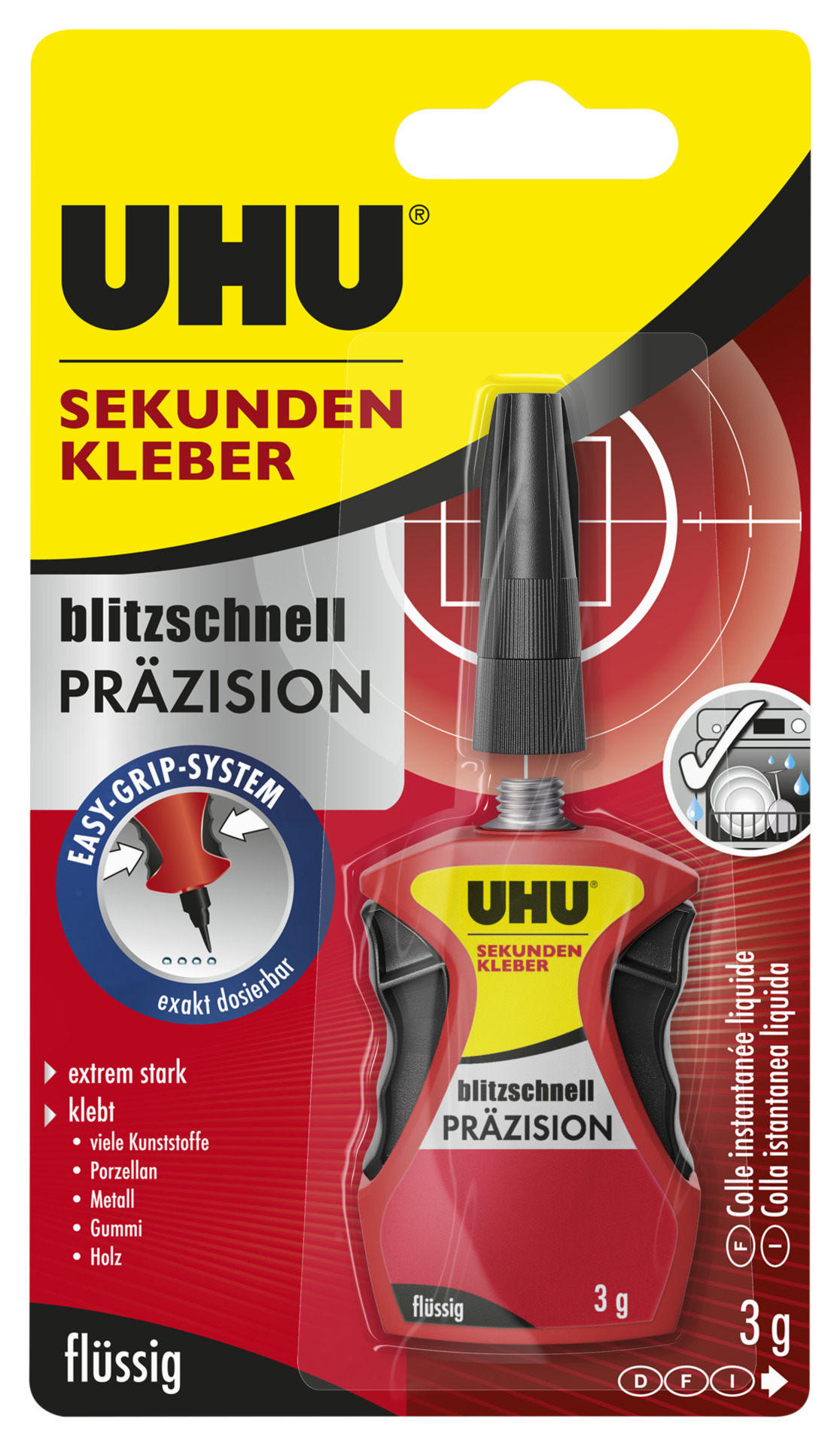Sekundenkleber PRÄZISION Blister 3 g