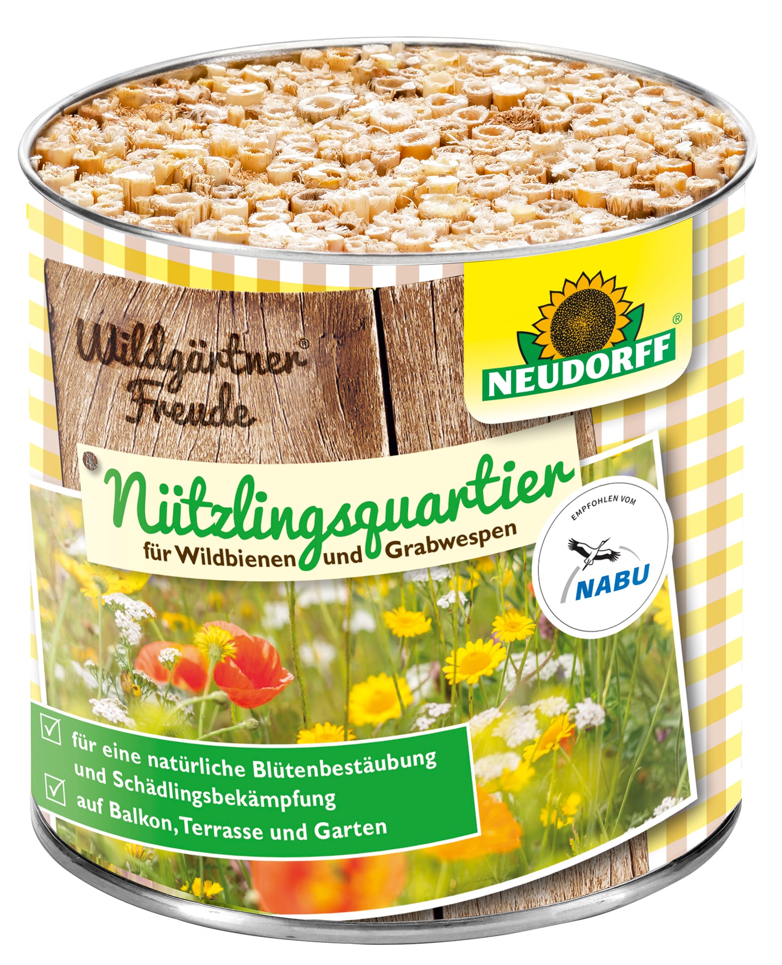 Wildgärtner Freude Nützlingsquartier für Wildbienen und Grabwespen 1 Wildgärtner Freude Nützlingsquartier für Wildbienen und Grabwespen