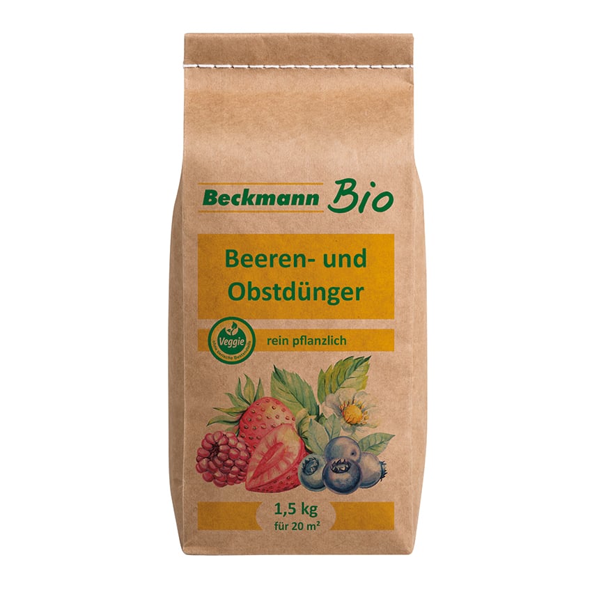 Bio Beeren- und Obstdünger 1,5kg Papierbeutel 1 Bio Beeren- und Obstdünger 1,5kg Papierbeutel