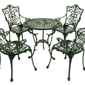 Bistroset Jugendstil, Aluguss