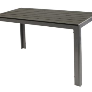 Gartentisch 70x125cm, dunkelgrau