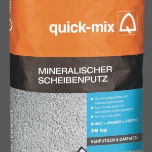 Scheibenputz 1mm weiß