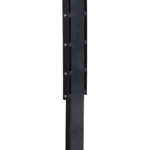 Premium Gabionenpfosten 120x40x2400mm, anthrazit