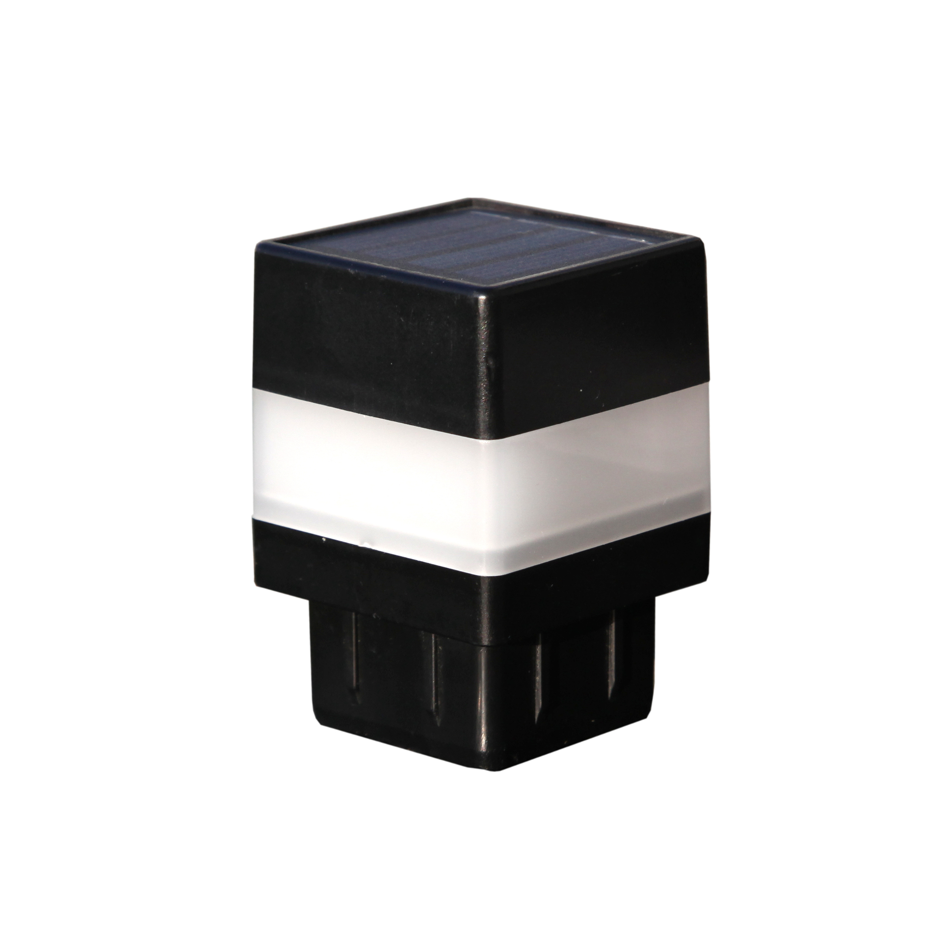 LED-Leuchte-Pfostenkappe mit Solar-Panel, 2er Set 1 LED-Leuchte-Pfostenkappe mit Solar-Panel, 2er Set