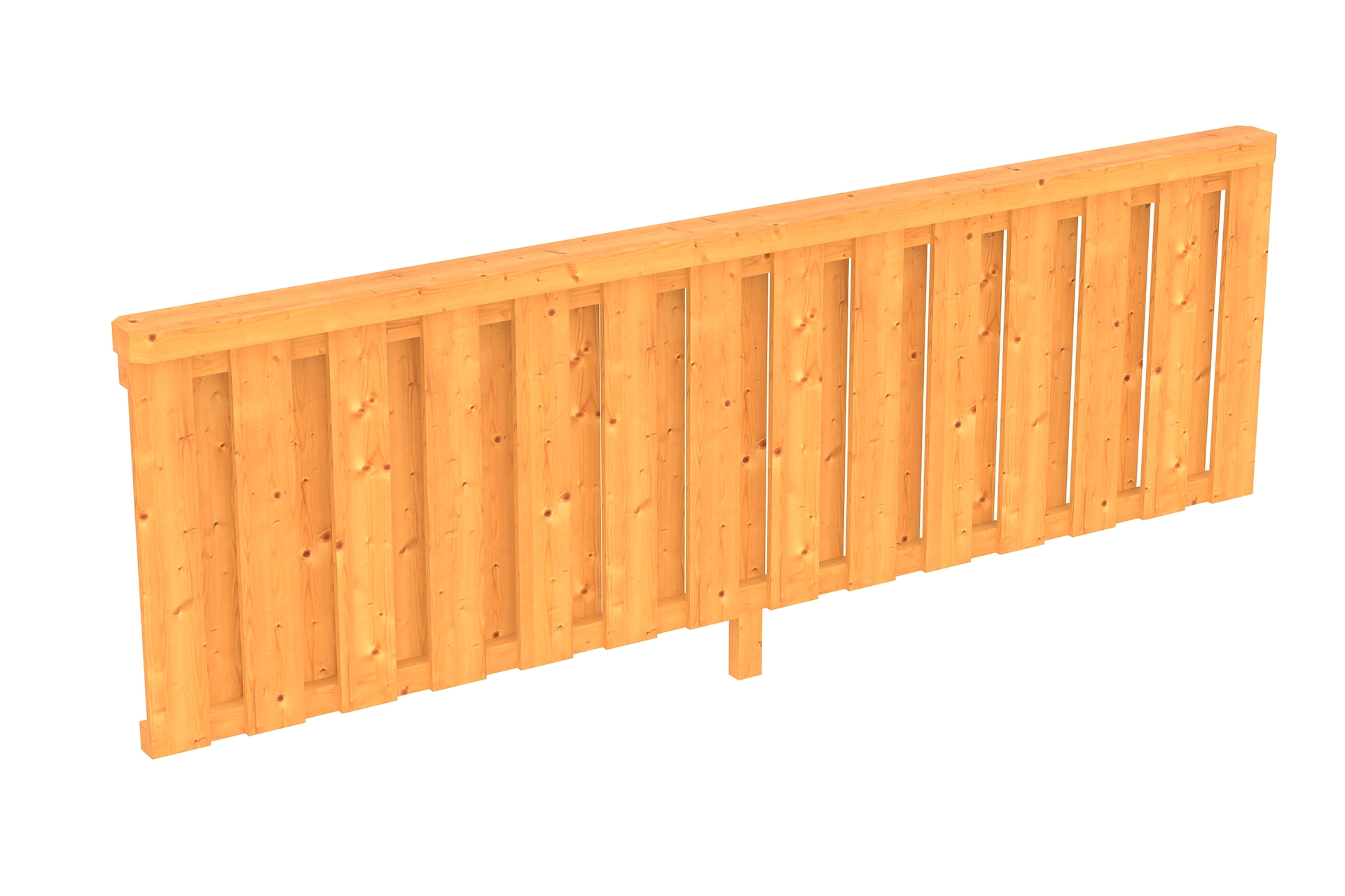 Brüstung Deckelschalung Douglasie 1 Brüstung Deckelschalung Douglasie