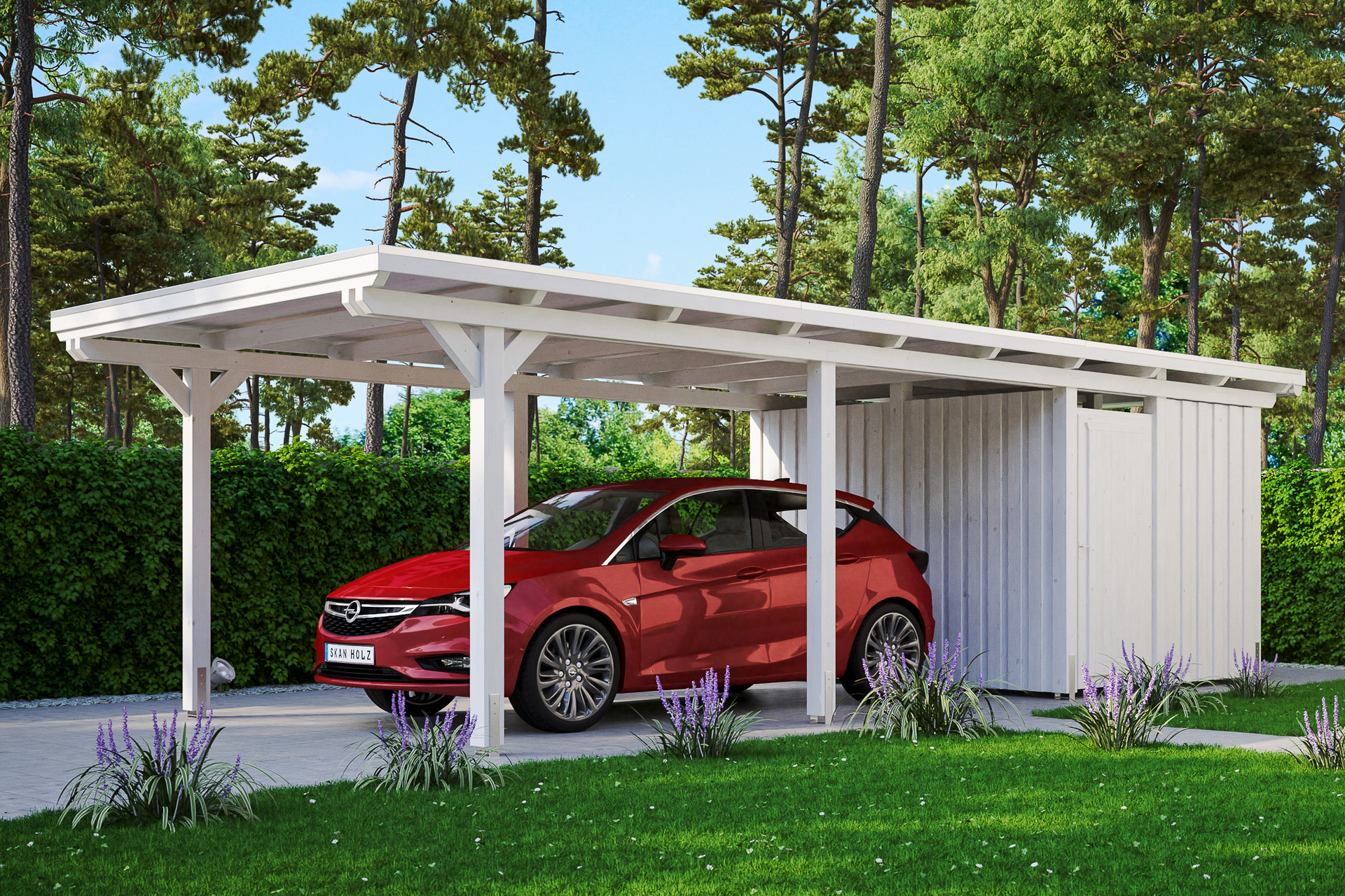 Carport Emsland m. Abstellraum 1 Carport Emsland m. Abstellraum